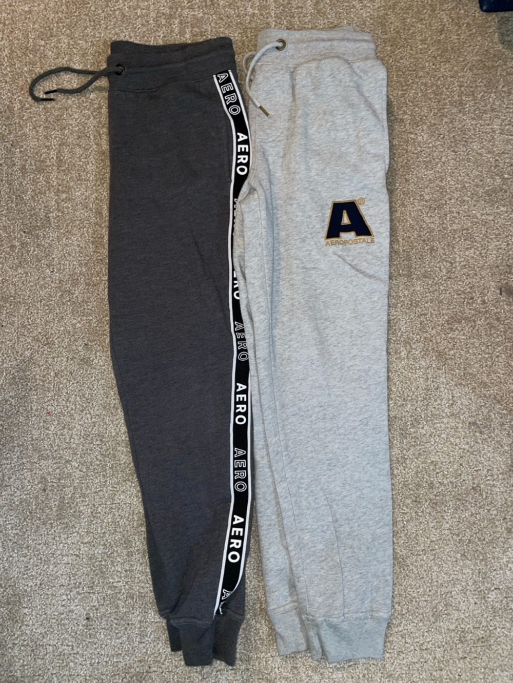 Aeropostale Kids Jogger Pants - Charcoal & Light Gray